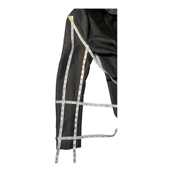 ASOS DESIGN Men’s Silver Black Skinny Tuxedo Blazer Jacket Long Sleeve Size 38 - Picture 11 of 13